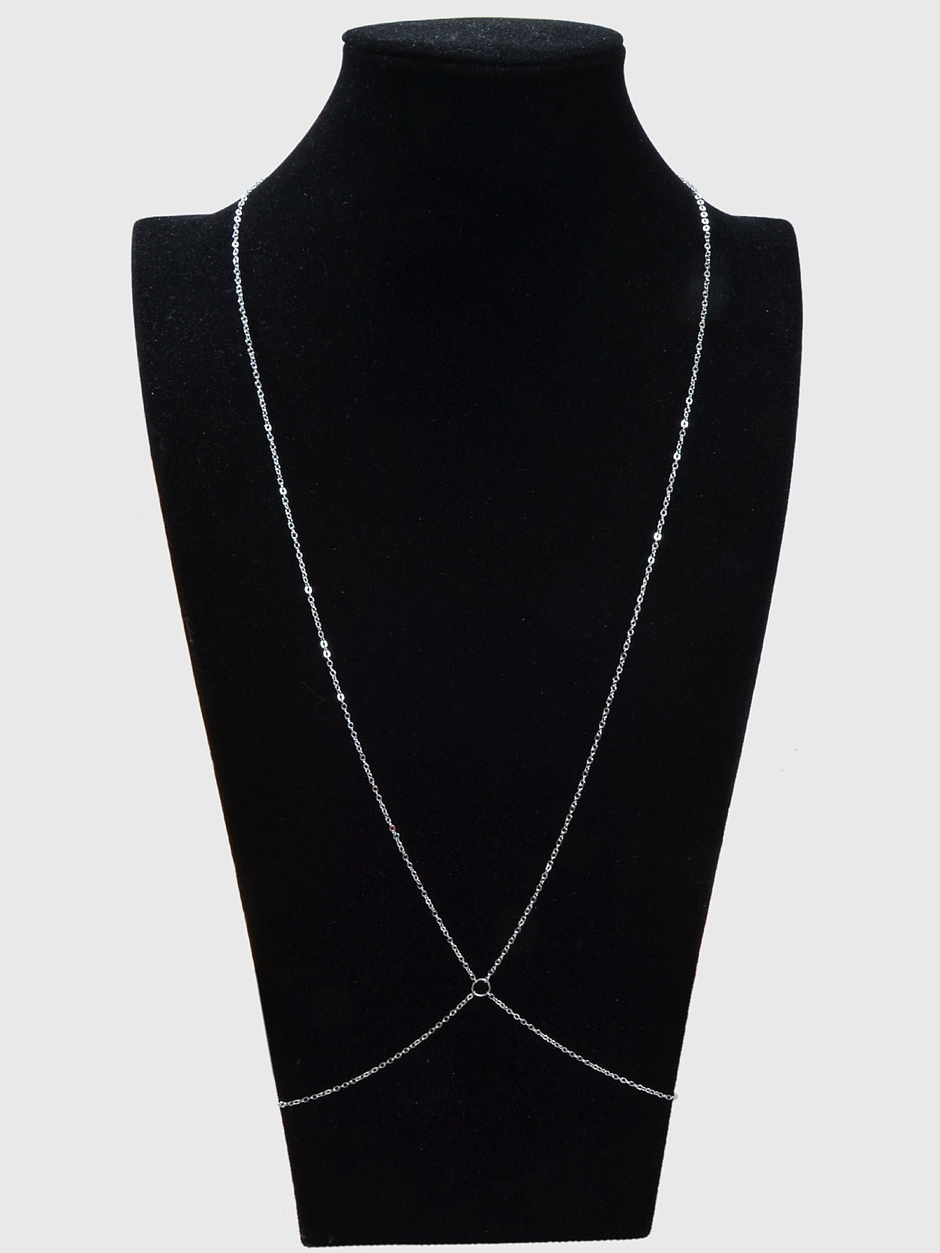 Beach Style Simple Solid Minimalist Waist Link Body Chain Belly Necklce Jewelry-5